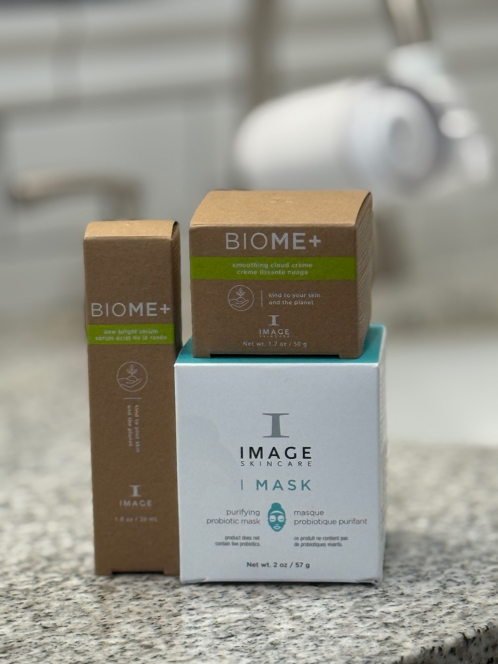 Skincare BIOME+ Smoothing Cloud Crème & I Mask - Cream/White